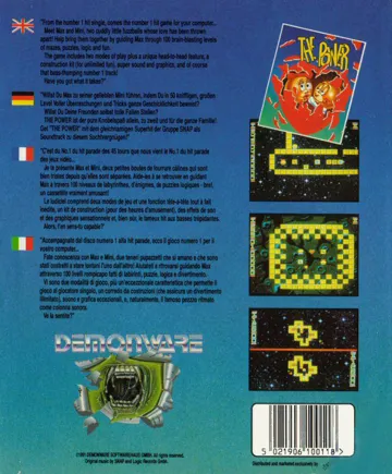 Power, The box cover back